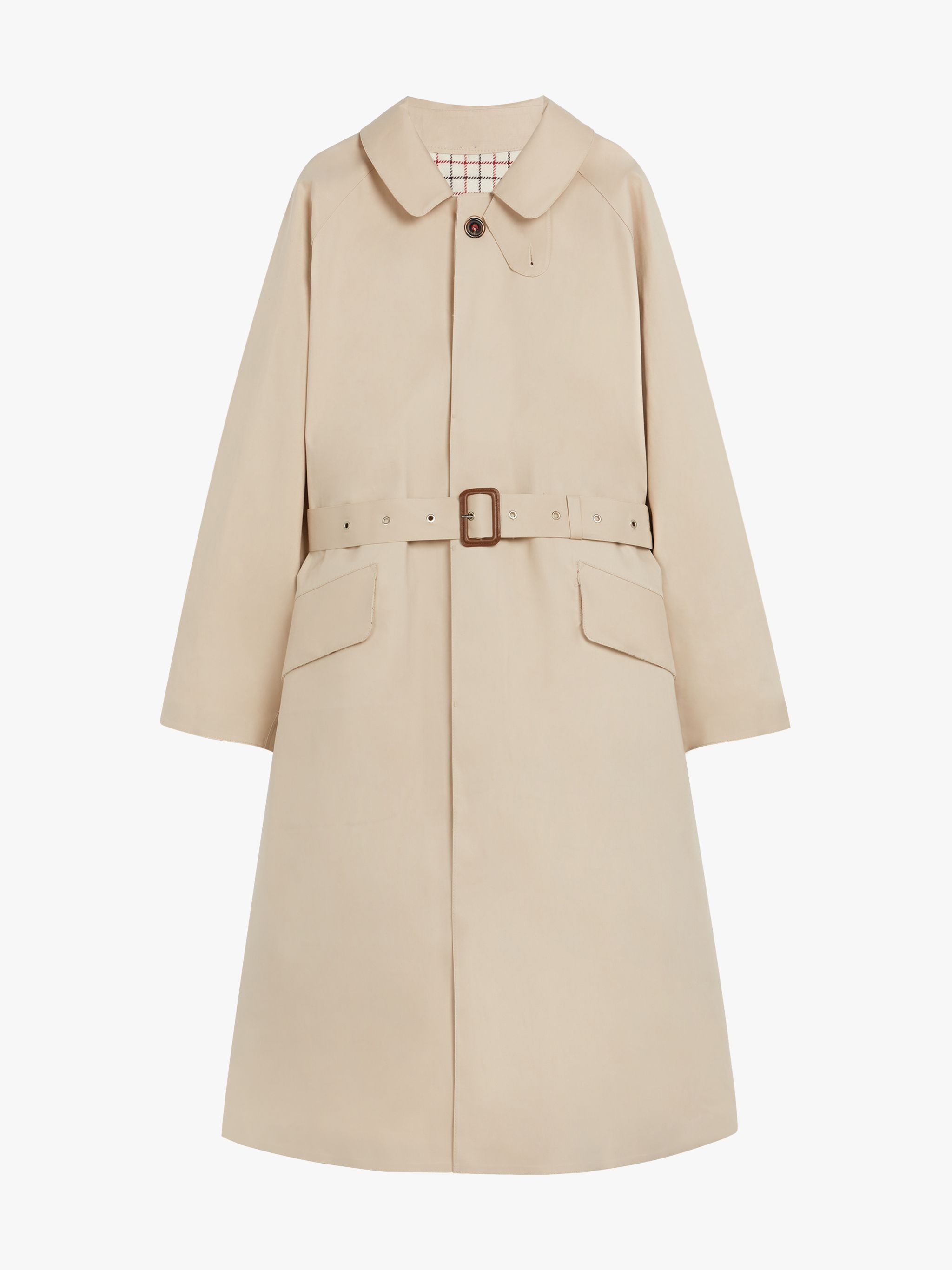 MAISON MARGIELA PUTTY BONDED COTTON OVERSIZED ICONIC COAT - 1