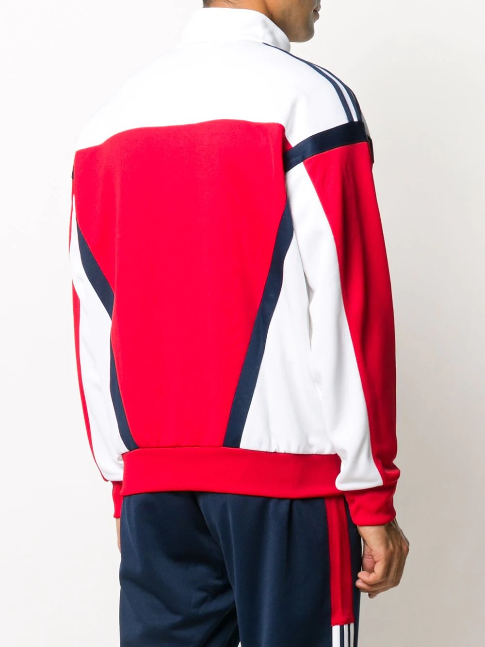 colour-block zip sweatshirt - 4