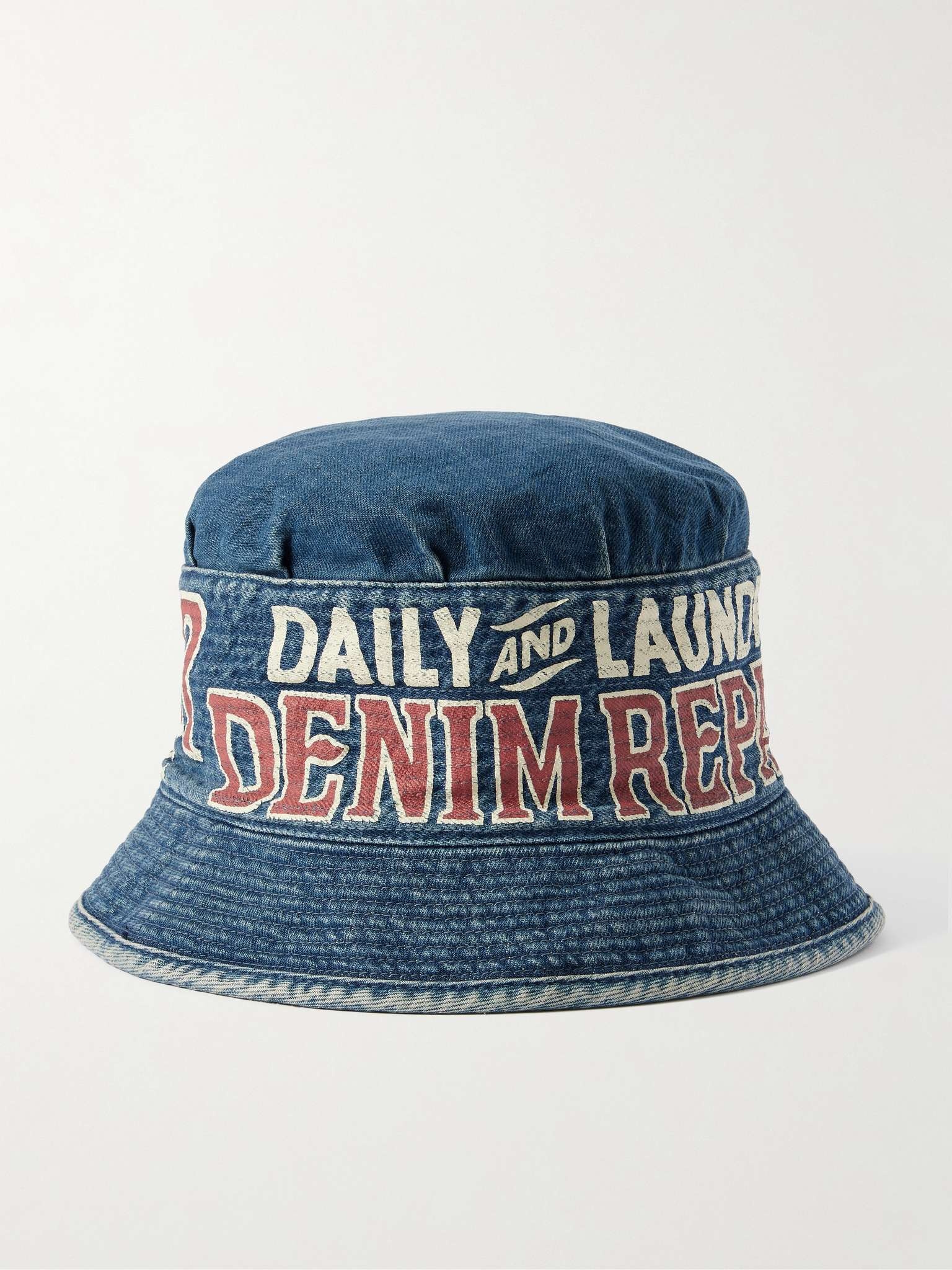 Laundry Printed Denim Bucket Hat - 1