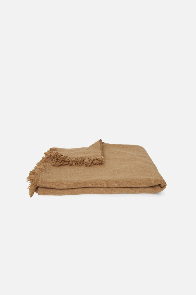 The Elder Statesman SOLID WOVEN THROW outlook