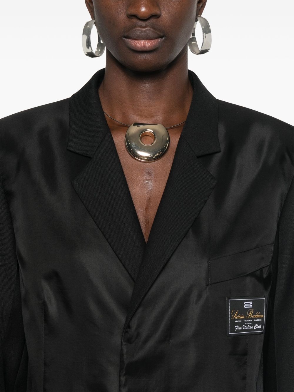 logo-tag blazer - 5