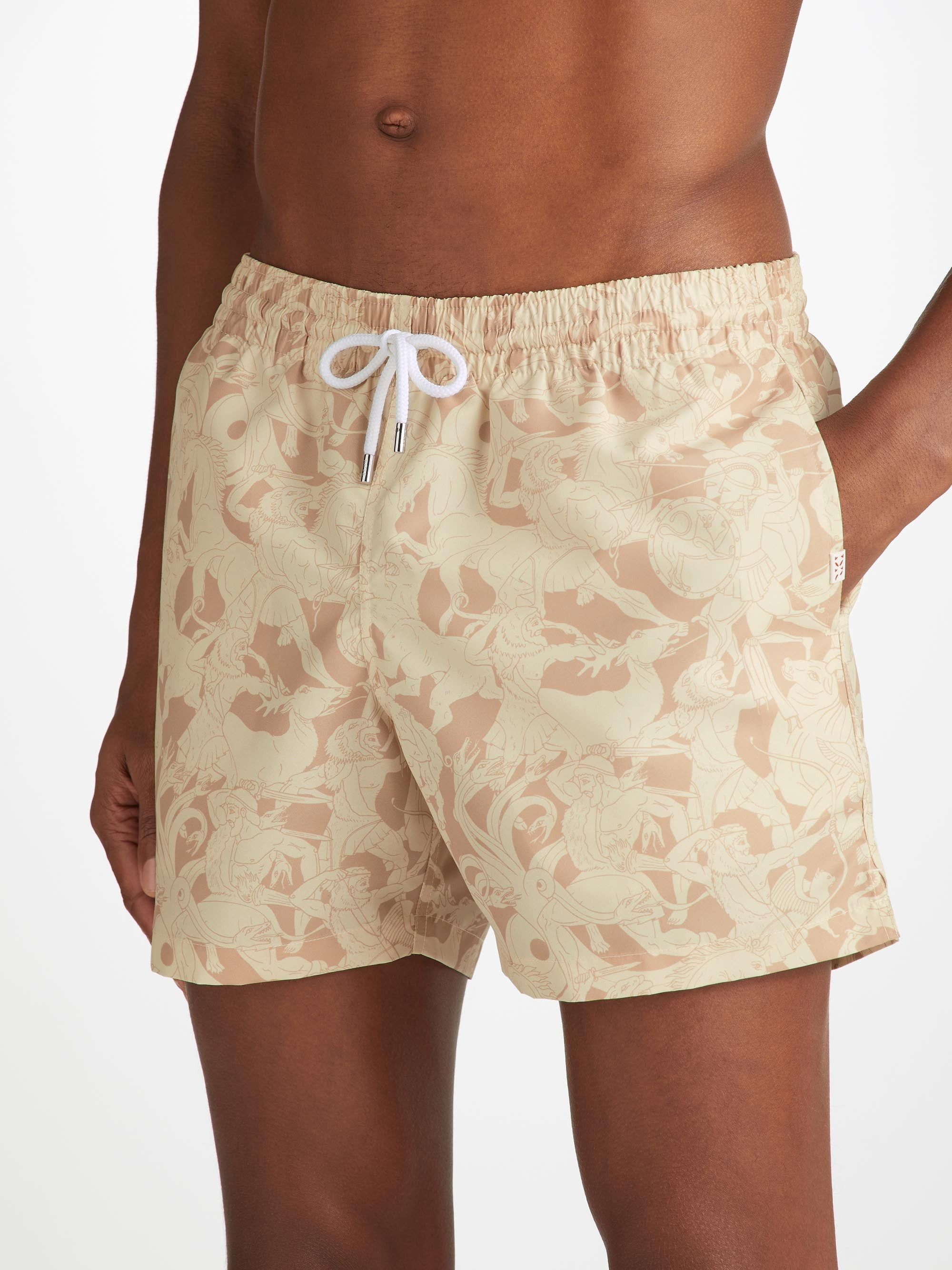 Men's Short Swim Shorts Maui 64 Sand - 5