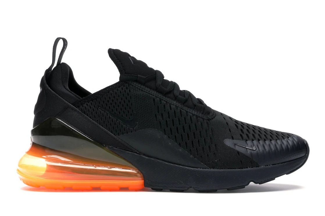 Nike Air Max 270 Black Total Orange - 1