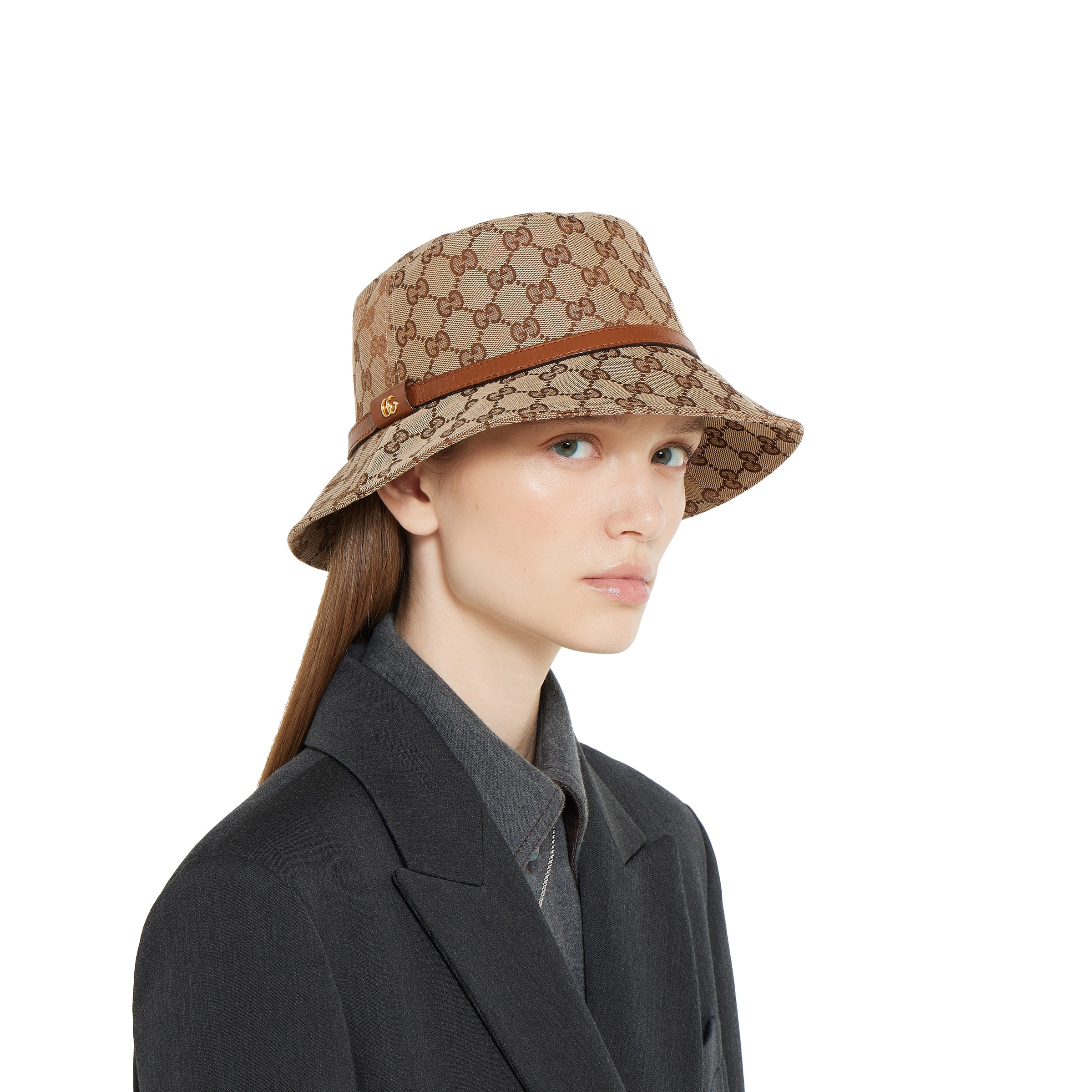 GG canvas bucket hat - 3