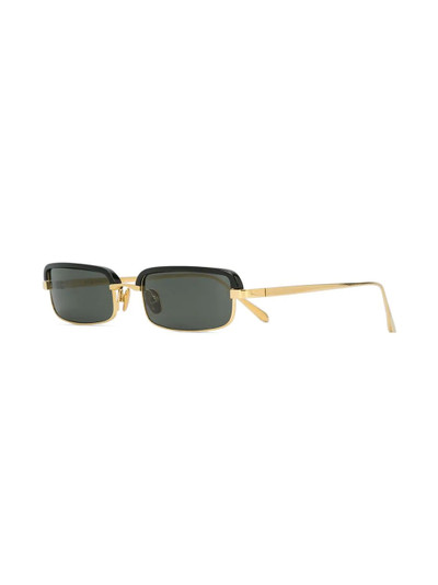 LINDA FARROW rectangle shape sunglasses outlook