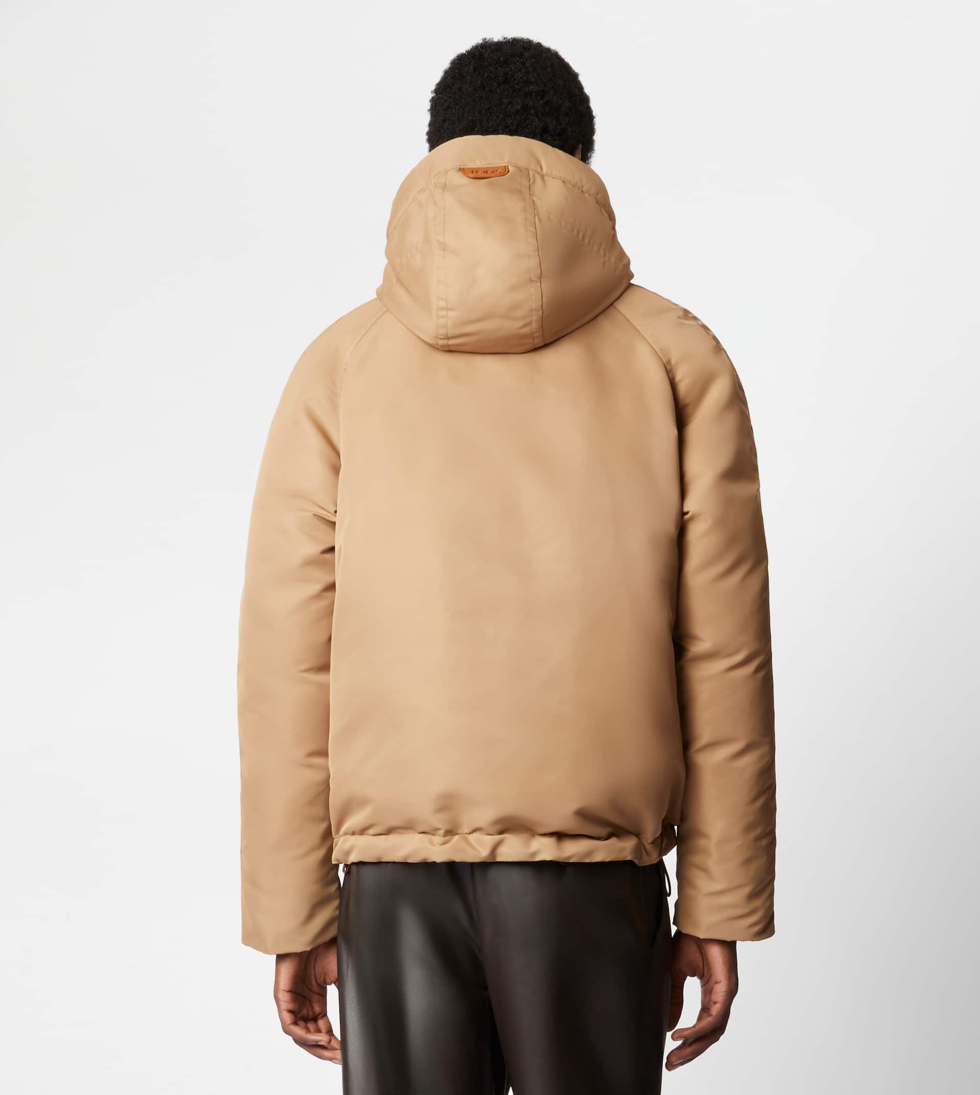 HOODED DOWN JACKET - BEIGE - 8