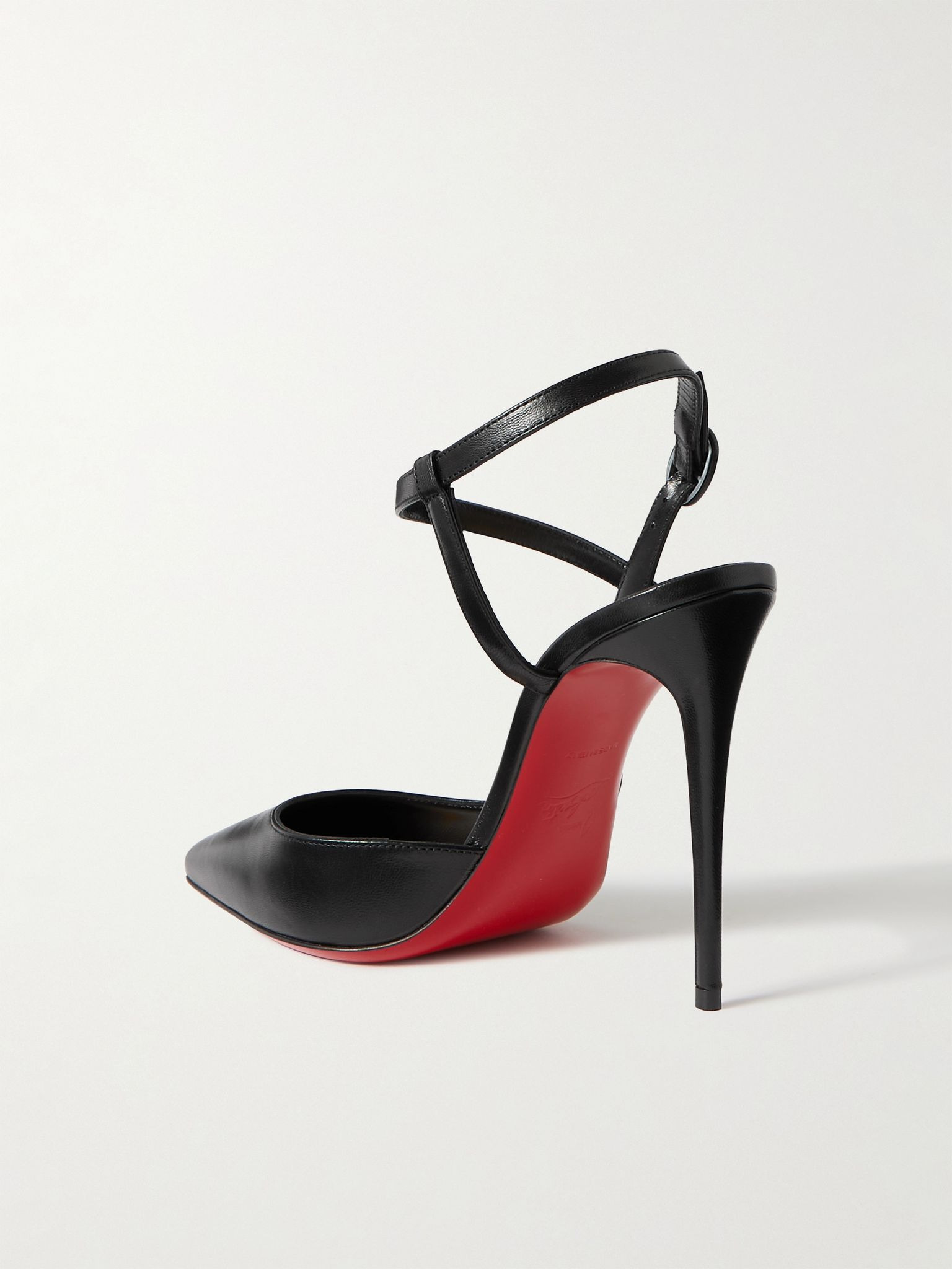 Jenlove 100 leather slingback pumps Black - 3
