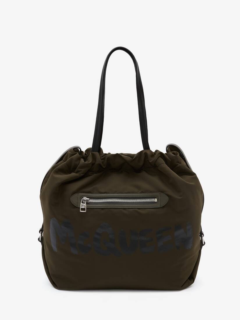 The Bundle Tote in Khaki - 1