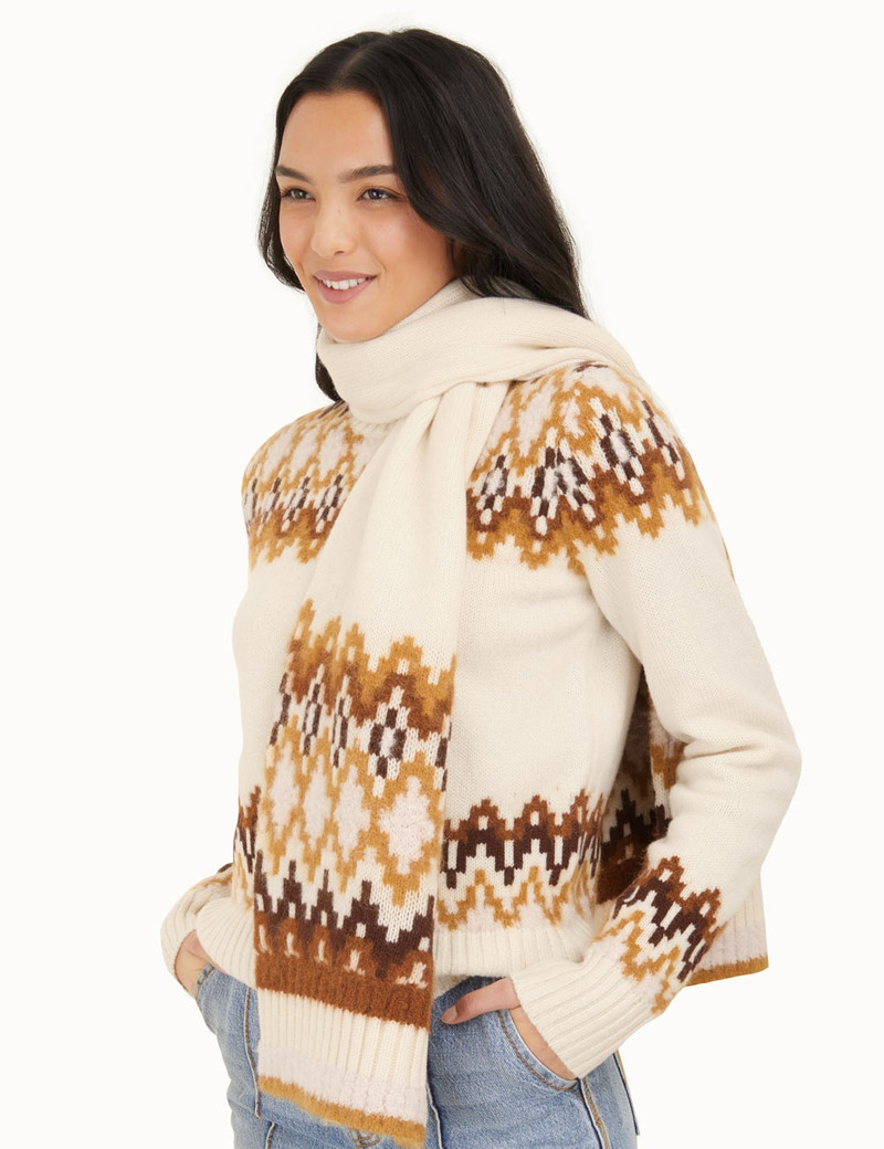 Zimmermann LUMINOSITY FAIR ISLE SCARF outlook