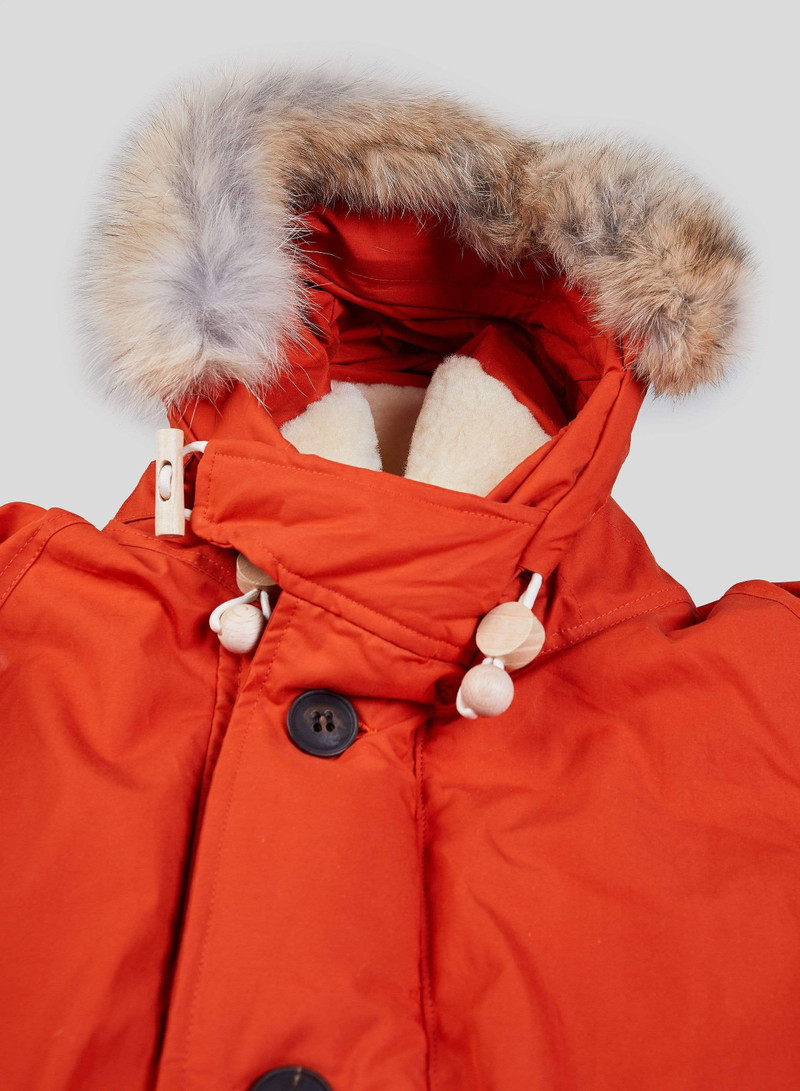 Nigel Cabourn Everest Parka in Orange outlook