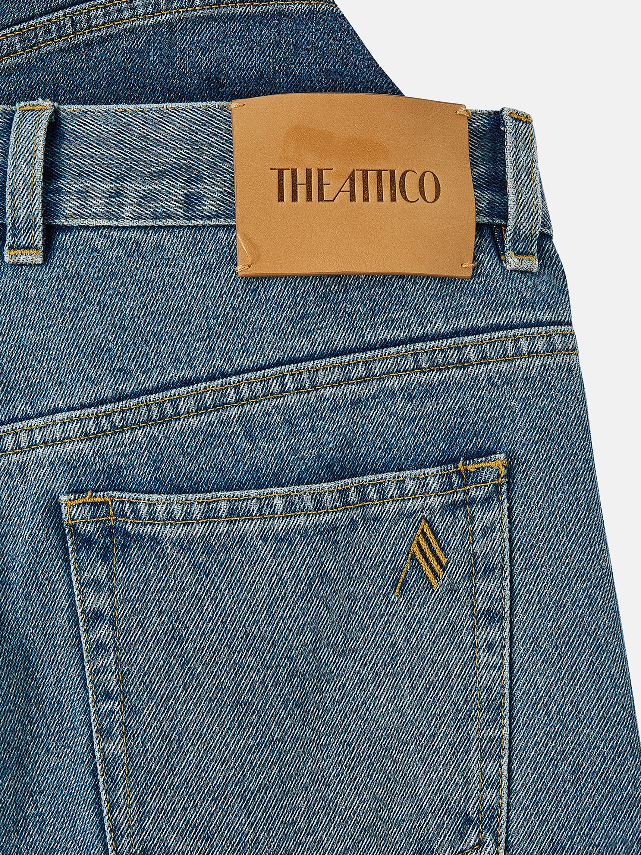 デニム・ジーパン The Attico Light Blue Denim Long Pants Light blue long pants for Women | THE ATTICO®