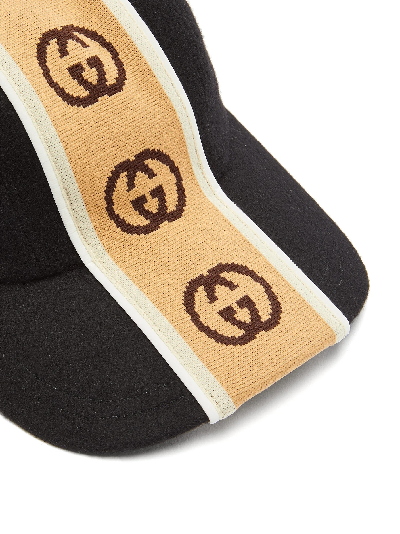 GG-jacquard wool-felt cap - 2