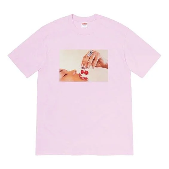 Supreme SS20 Week 1 Cherries Tee Cherry Short Sleeve Unisex Purple SUP-SS20-284 - 1