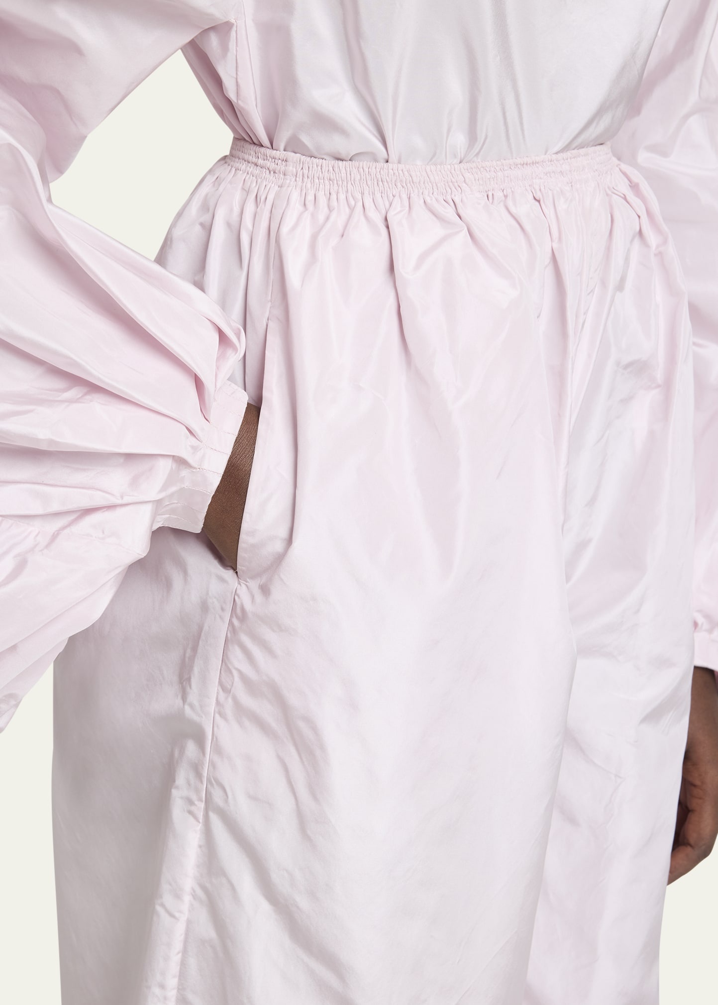Balloon Silk Taffeta Pants - 5