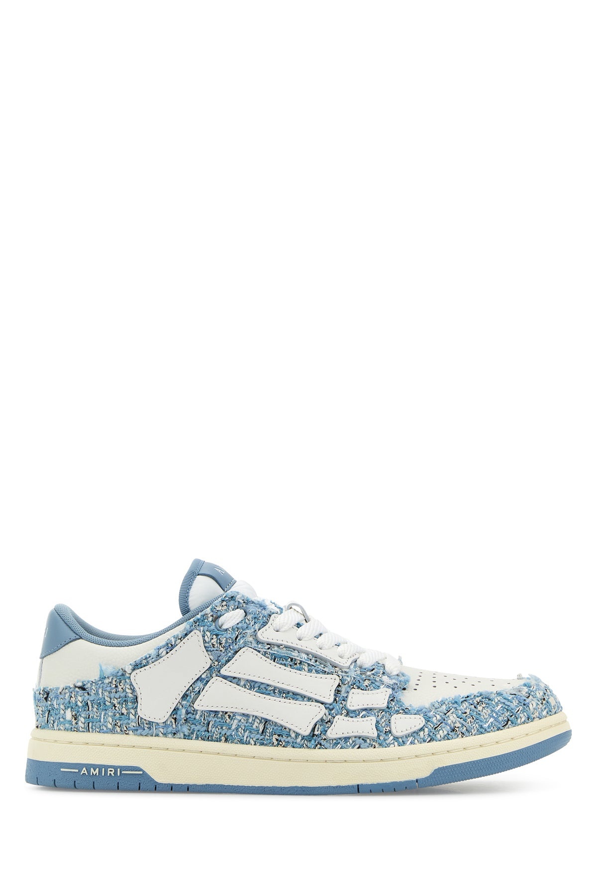 Tow-tone boucle Skel sneakers - 1