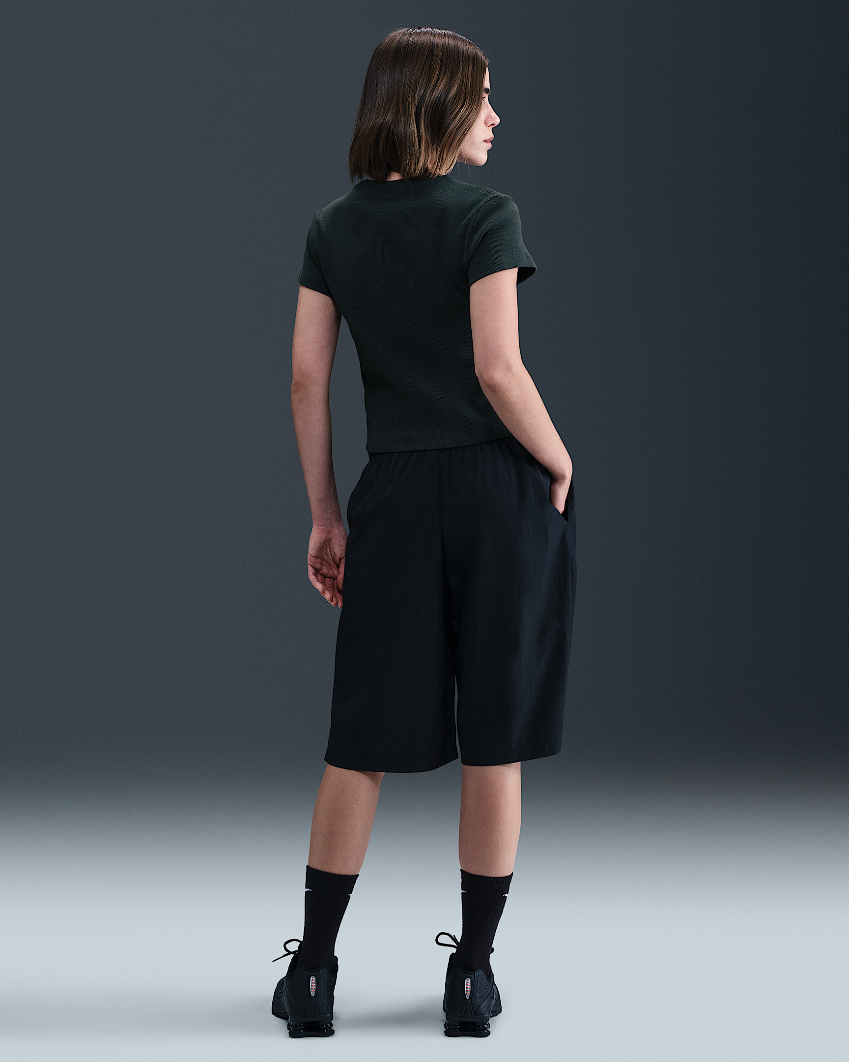 Nike Sportswear Women's Tight Ribbed Short-Sleeve T-Shirt - 5