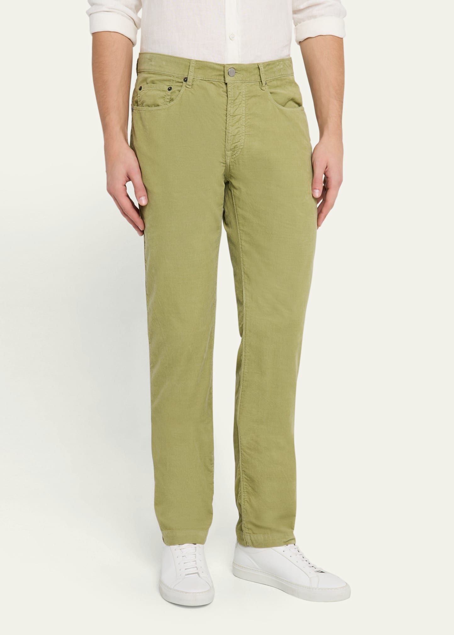 Men's Corduroy 5-Pocket Pants - 4