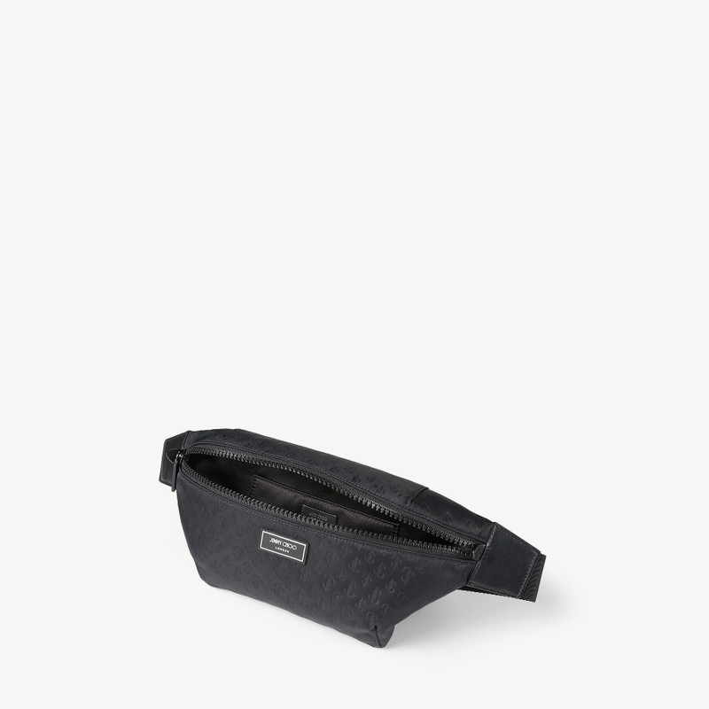 JIMMY CHOO Finsley
Black JC Embossed Nylon Belt Bag outlook