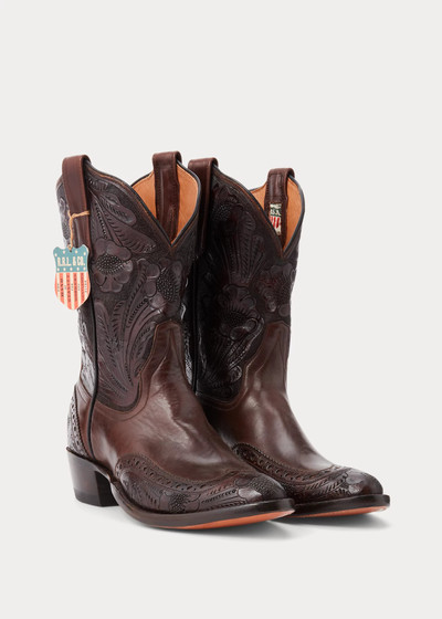 RRL by Ralph Lauren Plainview Hand-Tooled Leather Boot outlook