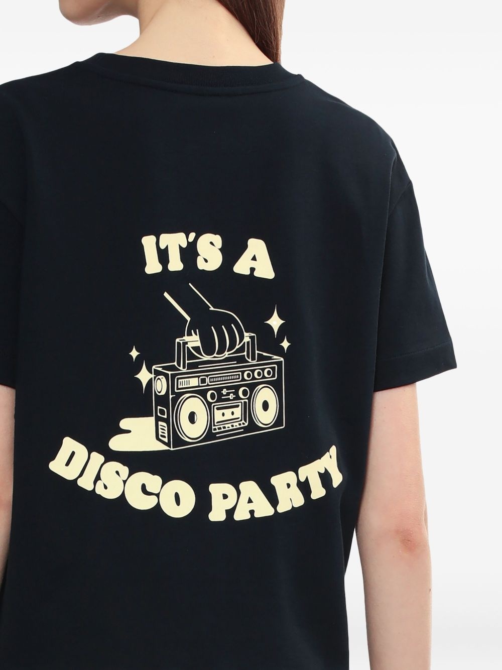 boombox-print T-shirt - 5