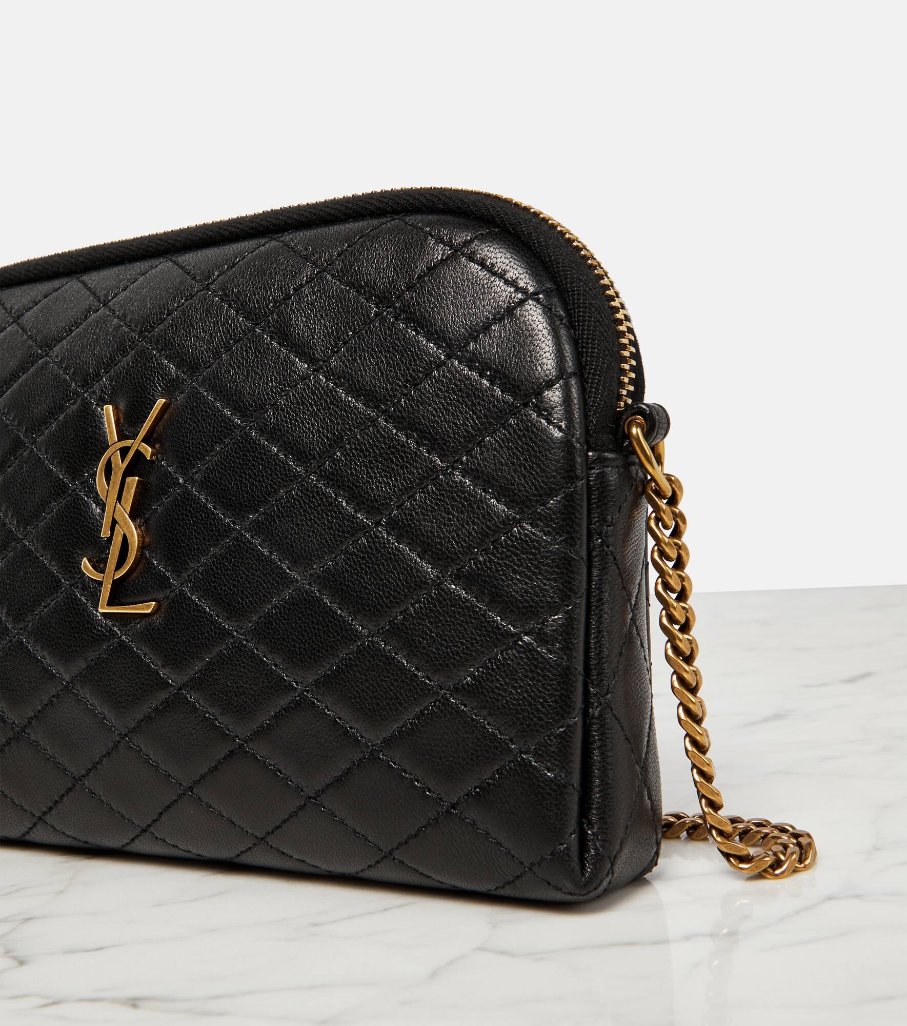 Gaby quilted leather shoulder bag - 6