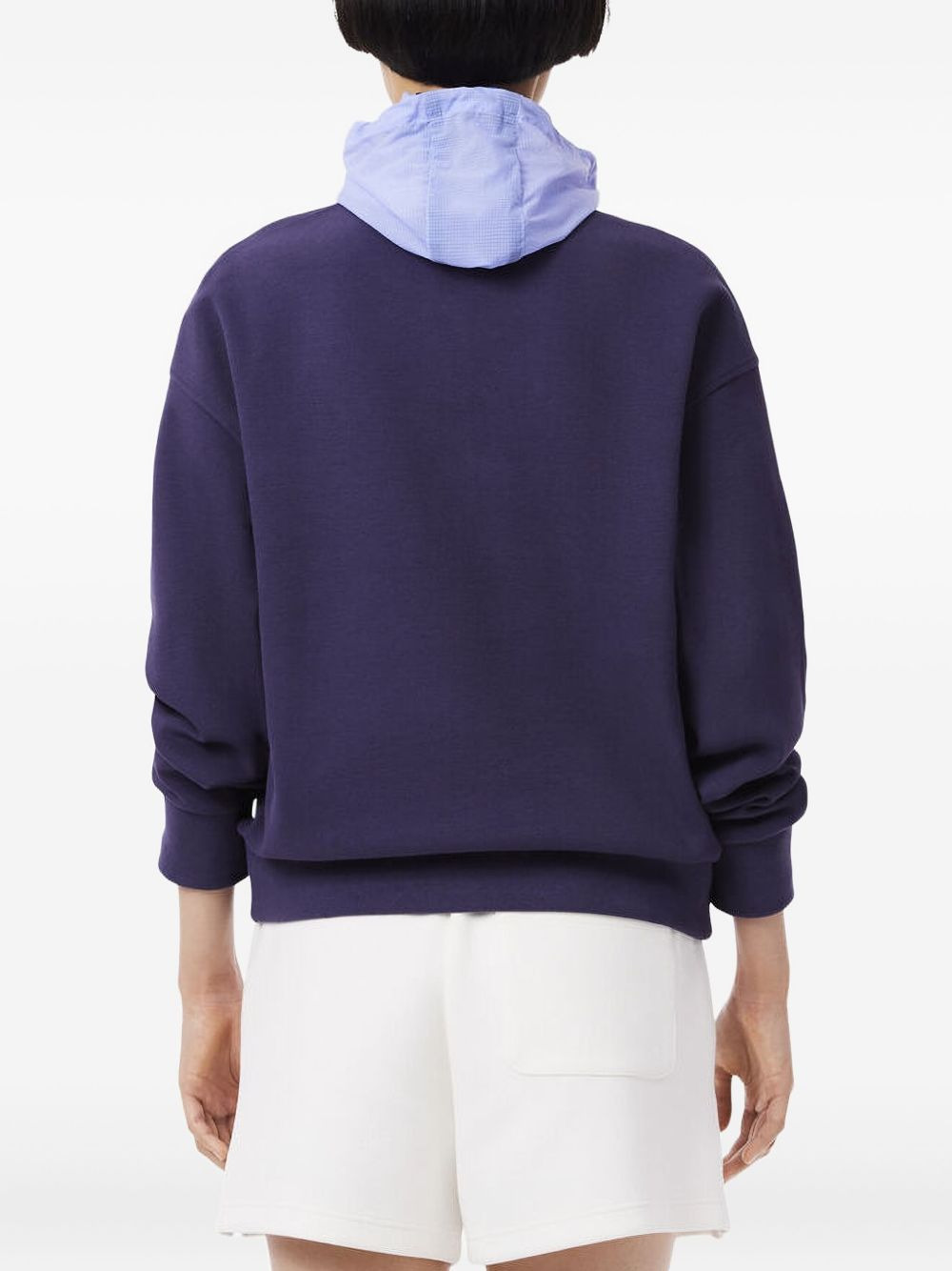 logo-patch half-zip sweatshirt - 3