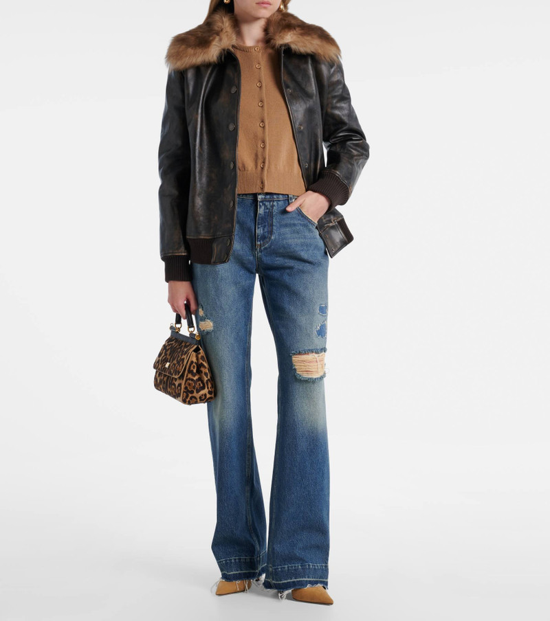 Dolce & Gabbana Distressed straight jeans outlook