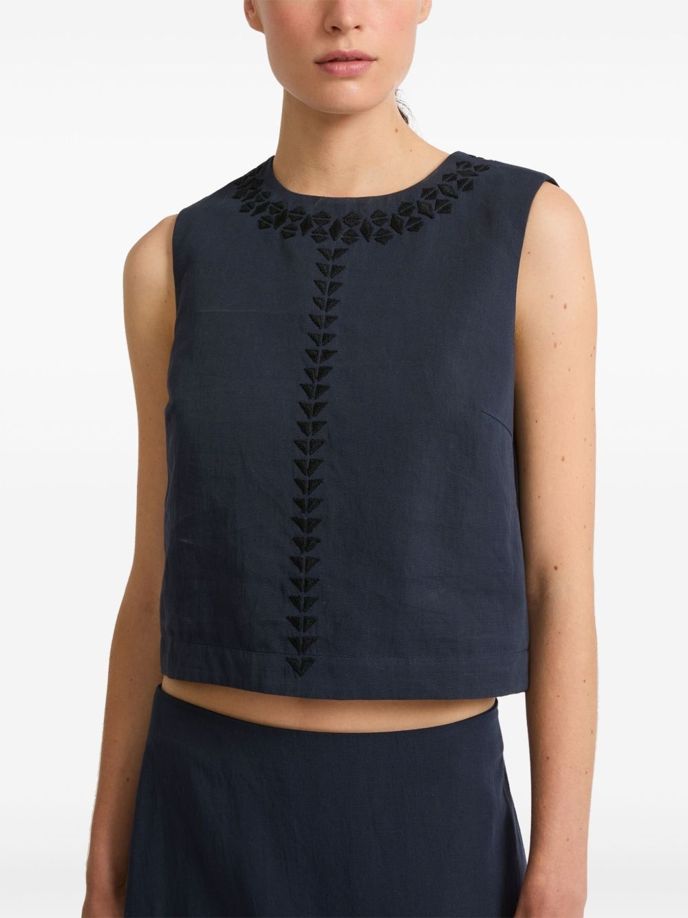embroidered top - 3