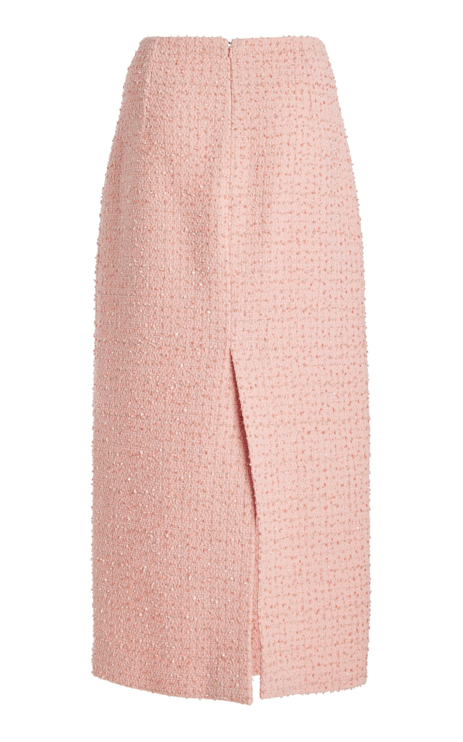 Tweed Midi Pencil Skirt pink - 5