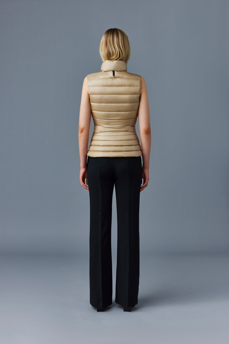 KARLY Recycled E3-Lite down vest with peplum 4