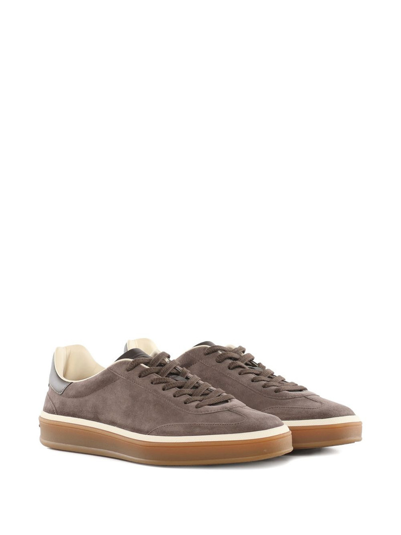 Loro Piana Walk suede lace-ip sneakers outlook