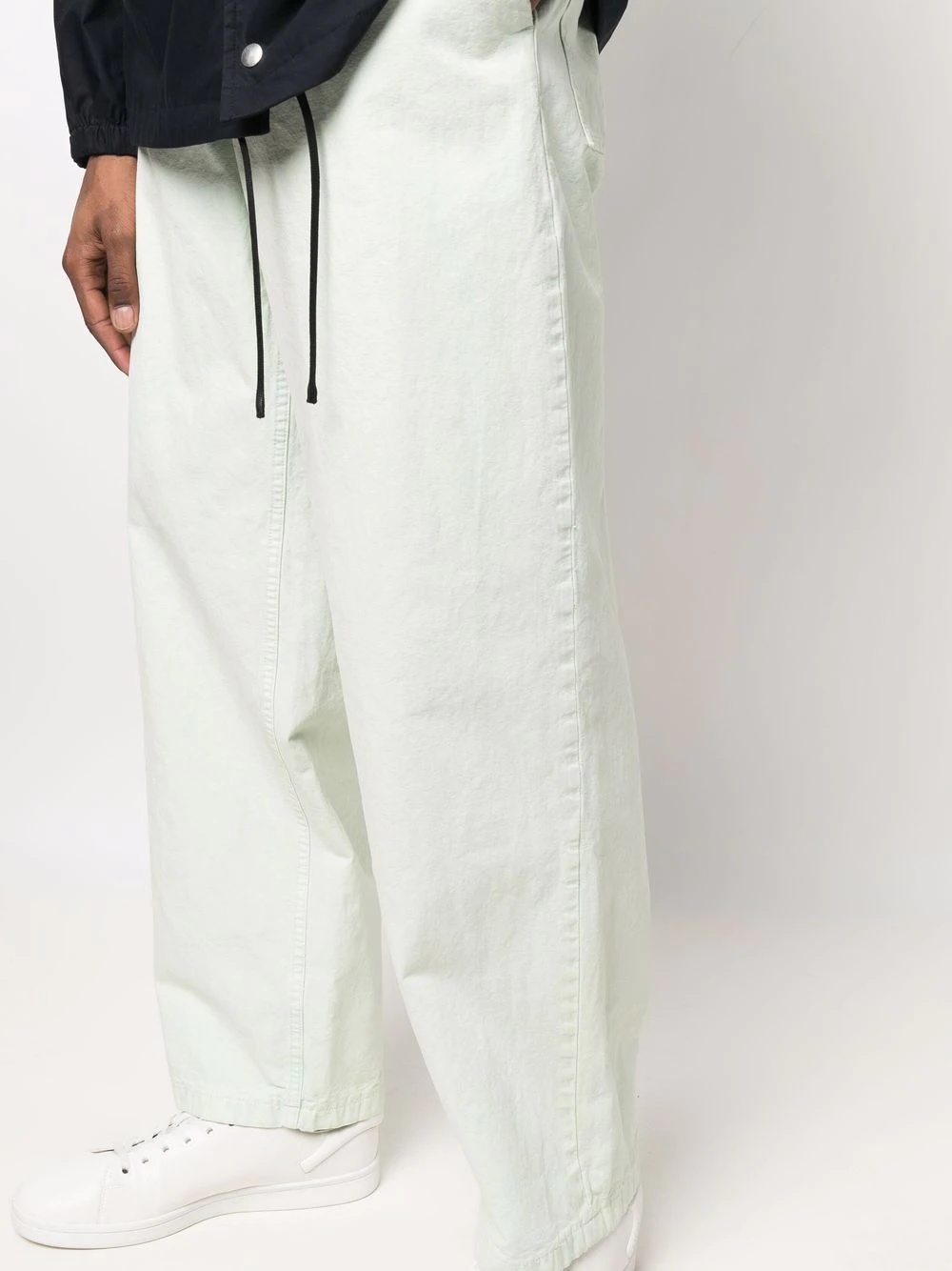 high-waist wide-leg trousers - 5