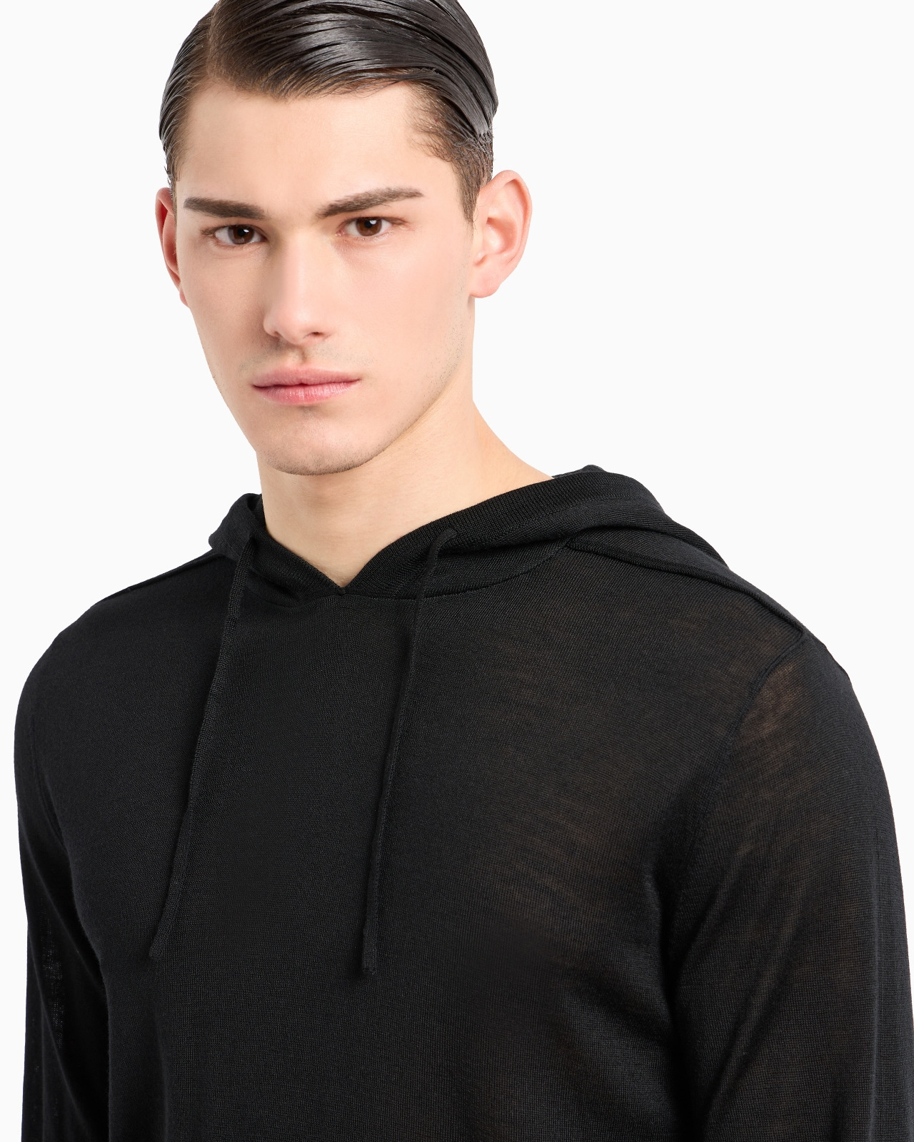 ASV Lyocell and wool-blend jumper with hood - 5