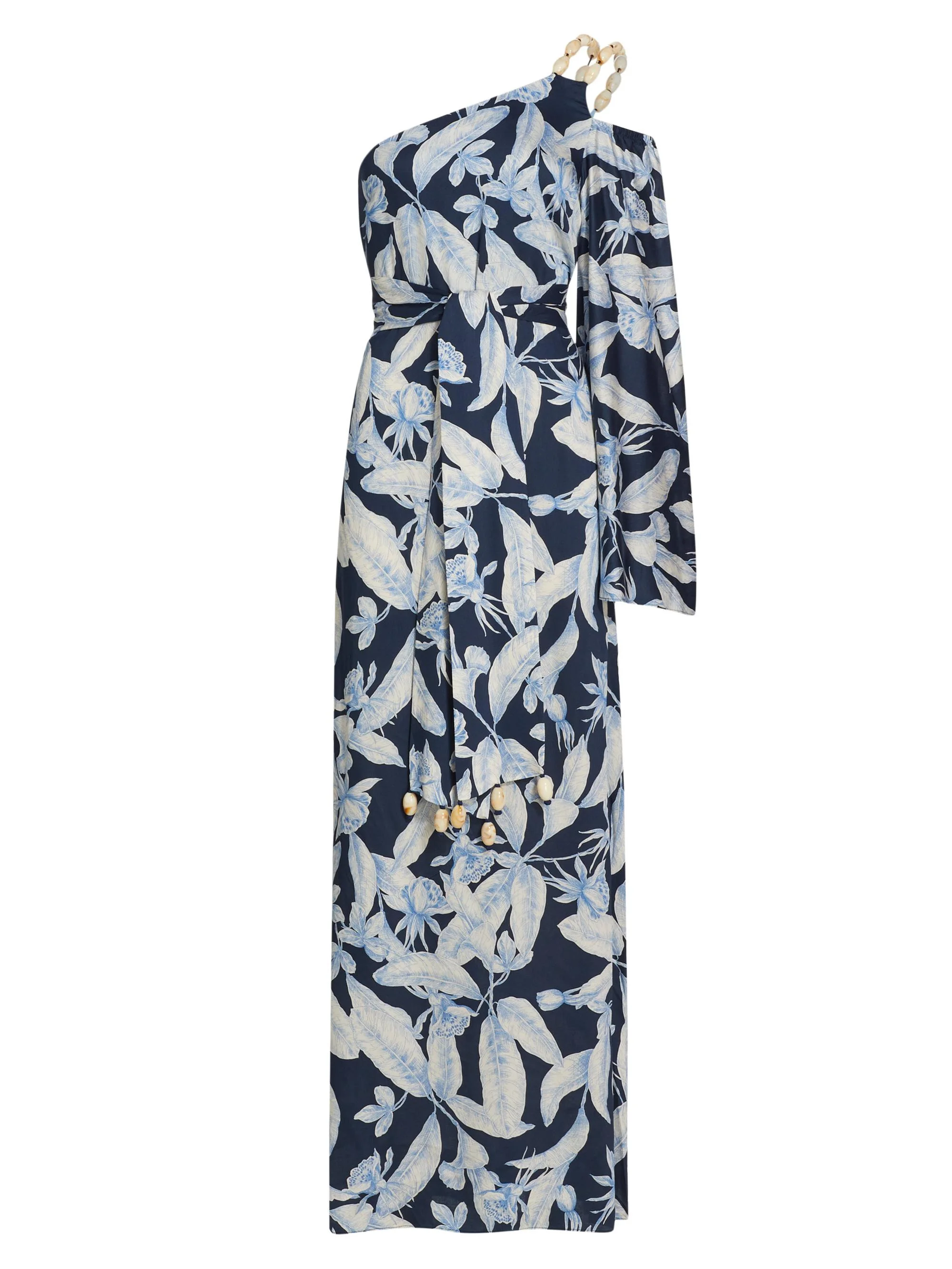 Women's Randi One-Shoulder Maxi Dress - Maldive Blue - 1