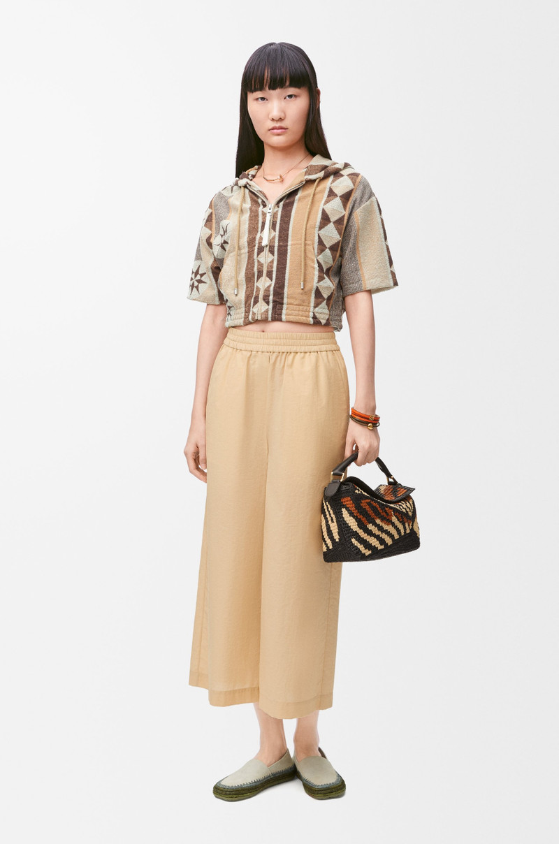 Loewe Cropped trousers in cotton blend outlook