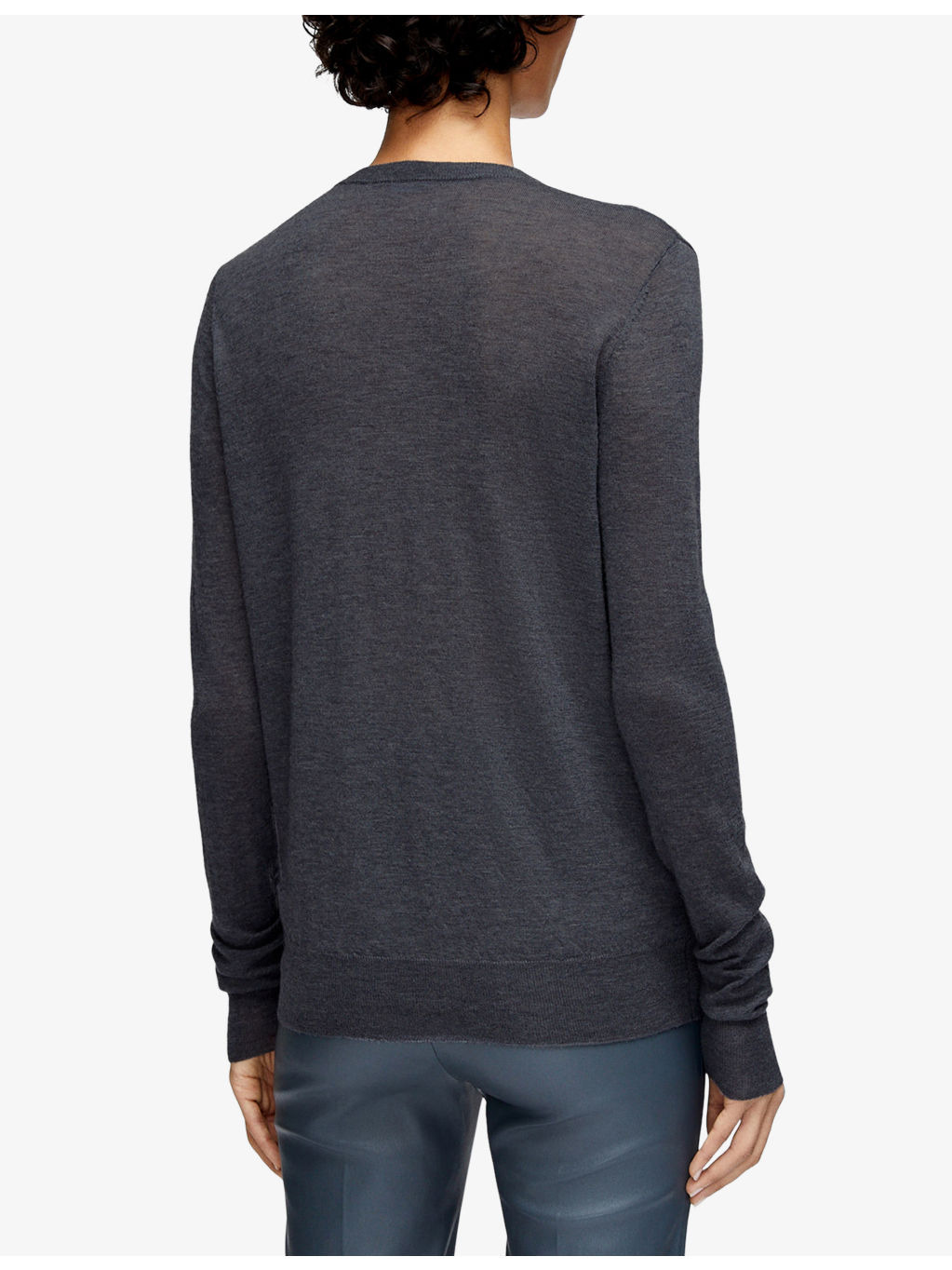Cashair V-Neck Cashmere Knitted Jumper - 4