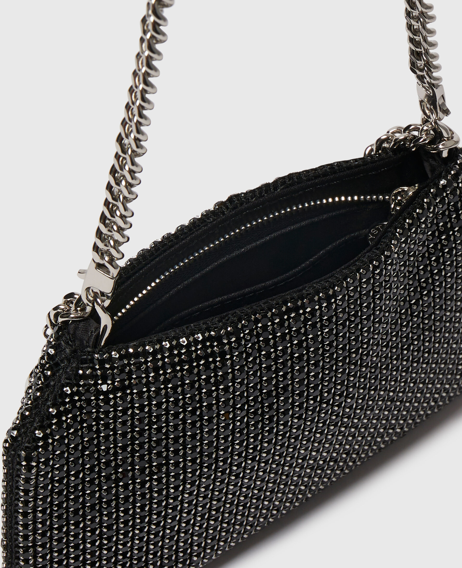Falabella Crystal Mesh Shoulder Bag - 4