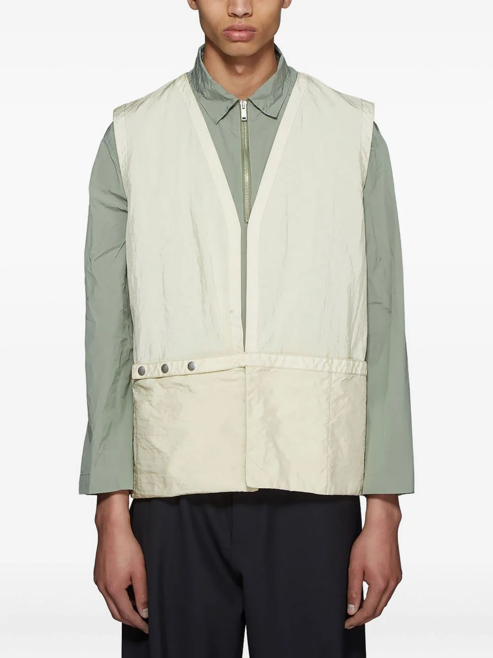 Seoul belted back-detail vest - 1