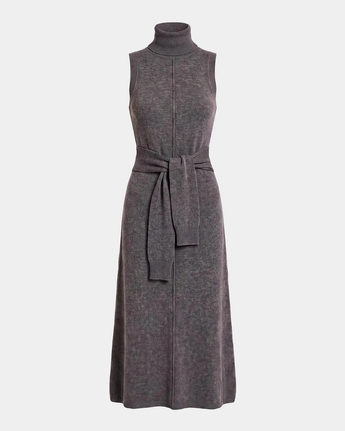 Zinnia Sleeveless Turtleneck Midi Sweater Dress - 1