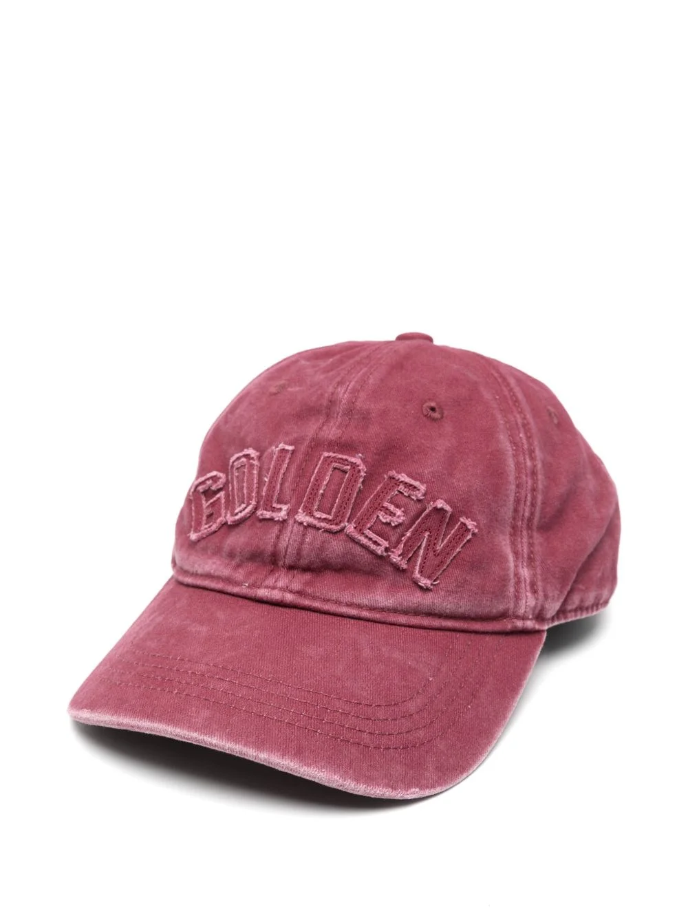 logo-patch star-stud baseball cap - 1