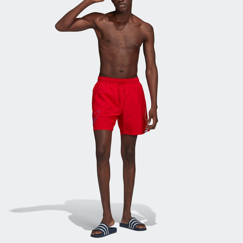adidas adidas originals Fto Swims Men's Summer Sports Shorts Red GN3549 outlook