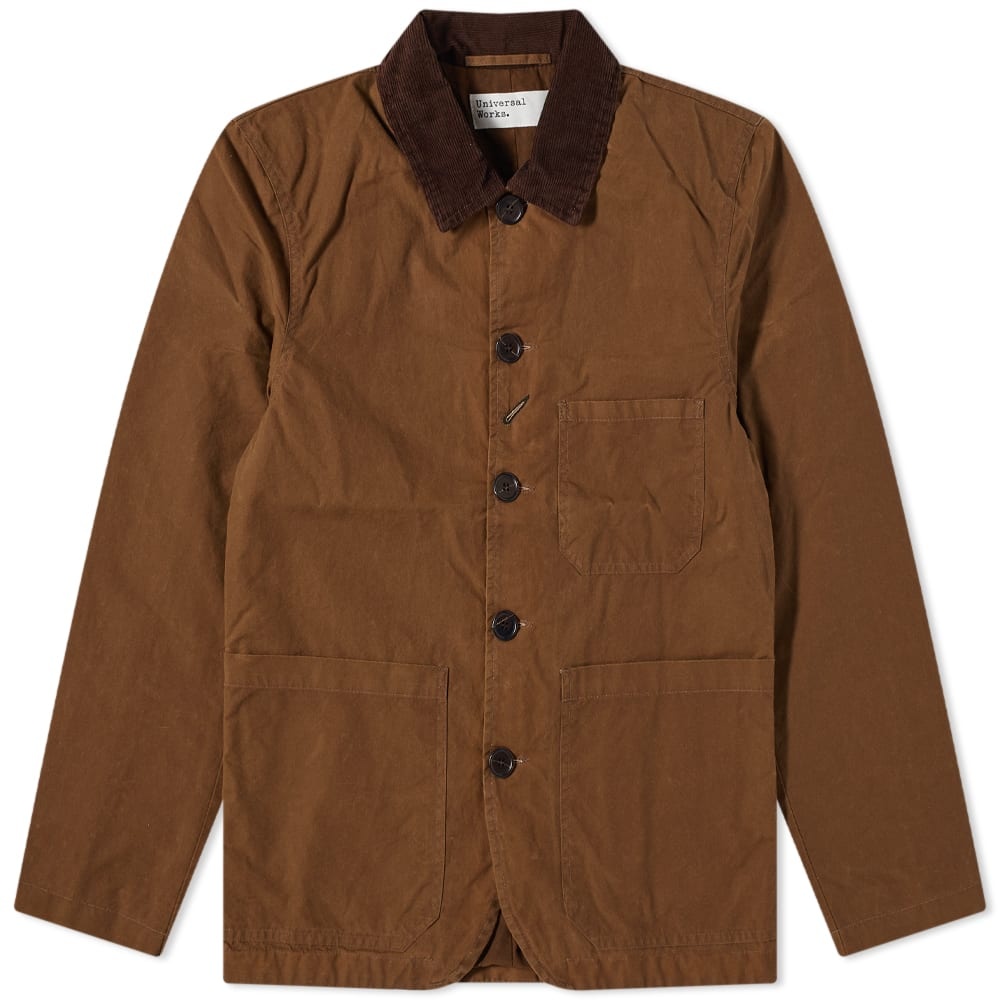 Universal Works Waxed Bakers Chore Jacket - 1