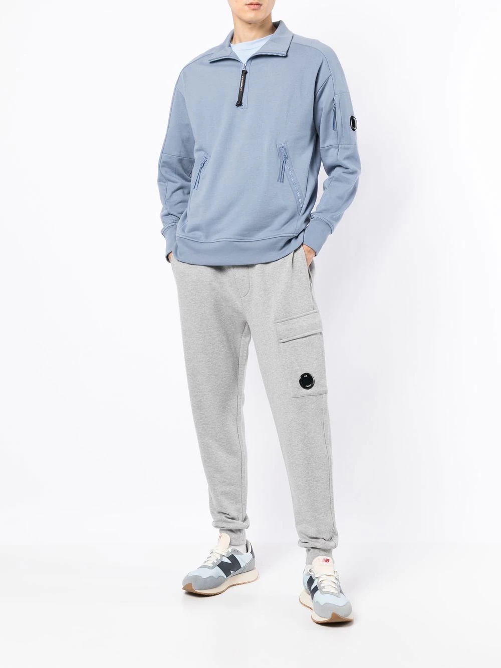 Lens-detail pocket track pants - 2