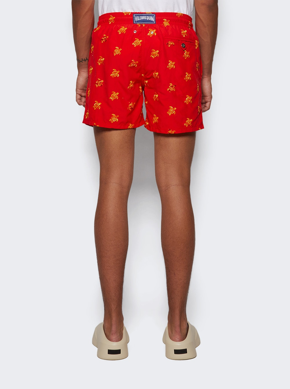 Embroidered Turtle Swim Trunks Coque Licot - 5