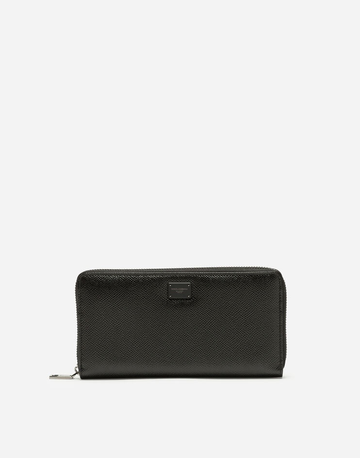 Dauphine calfskin zip-around wallet - 1