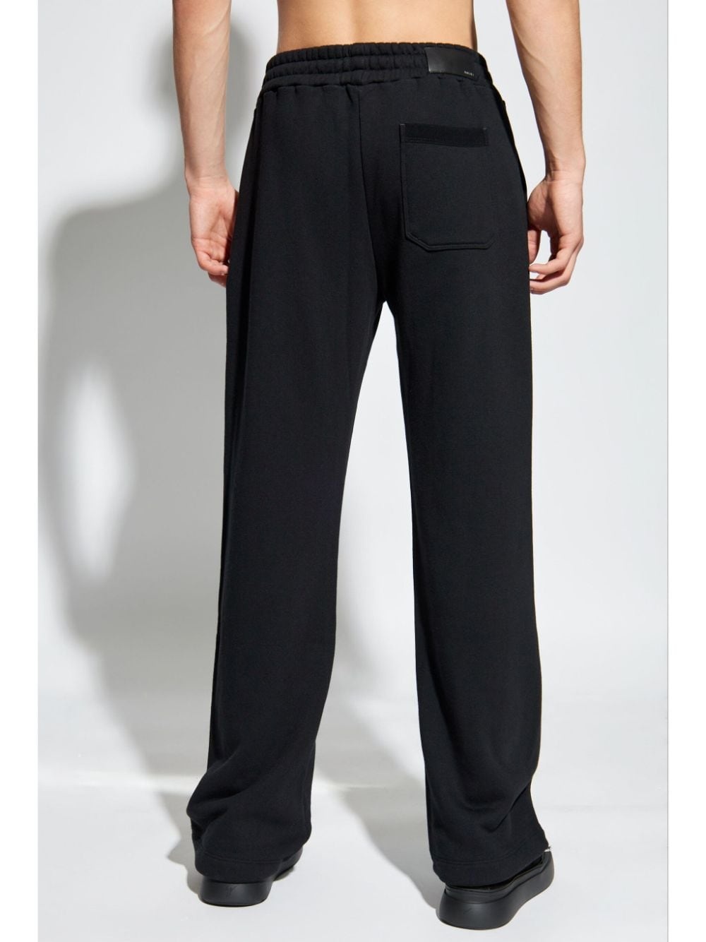 logo-print cotton track pants - 4