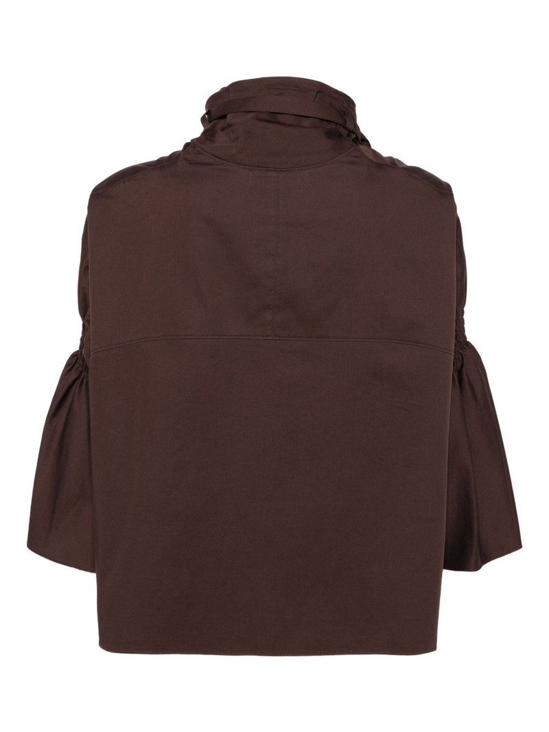 LOW CLASSIC gathered-detail blouse outlook