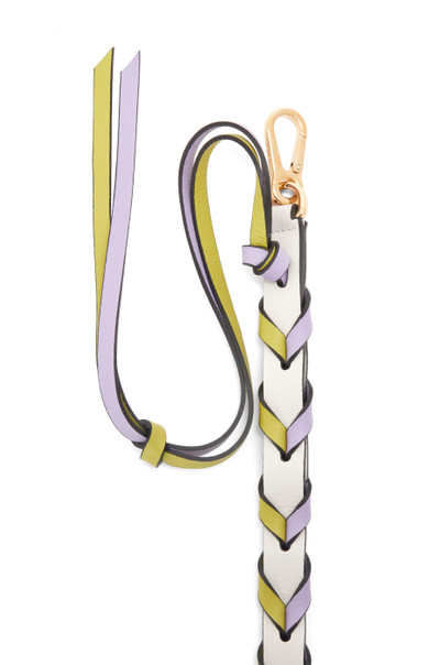 Loewe Thin braided strap in classic calfskin outlook