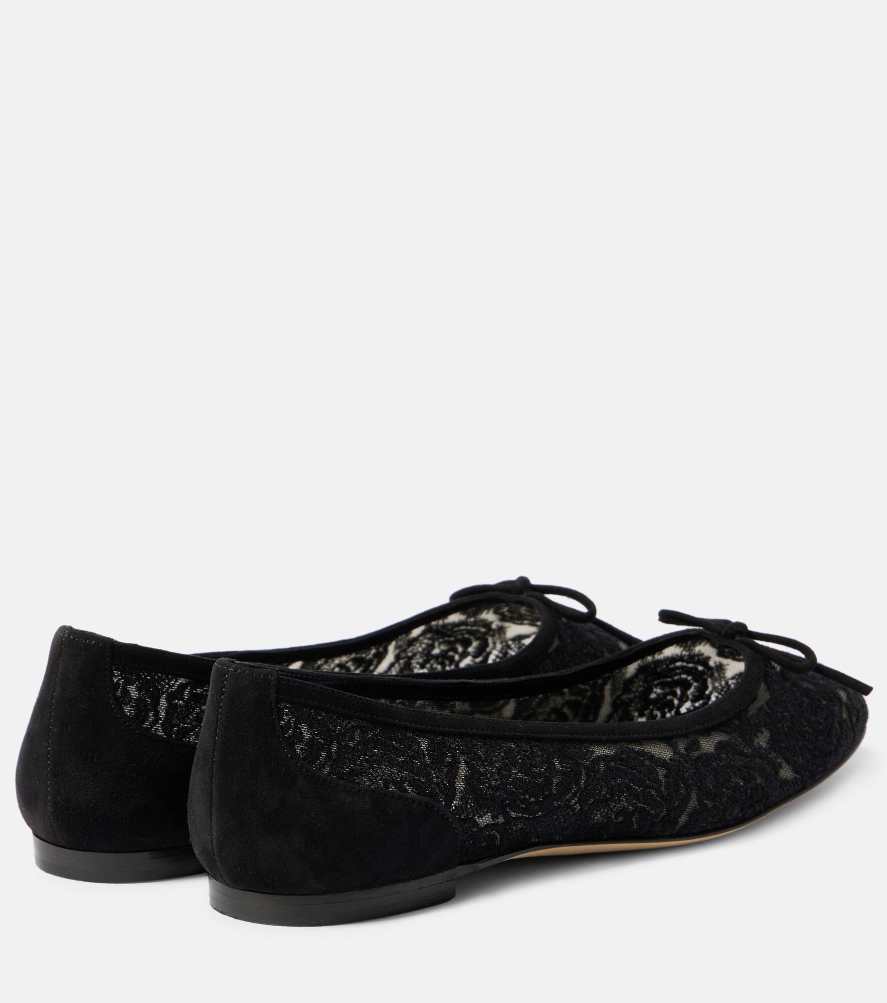 Verizzo floral lace ballet flats - 3