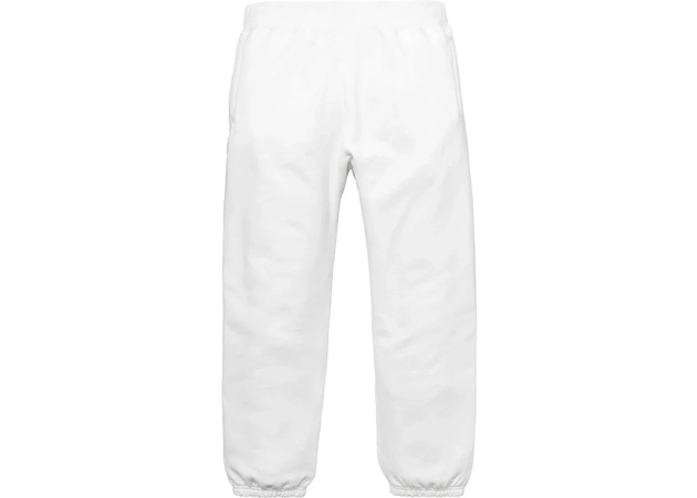 Supreme Corner Label Sweatpant White - 1
